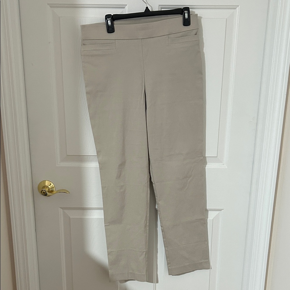 JM Collection Classic Tan Women's Pants